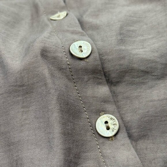 🆕 CULT GAIA 🧿 NWOT Romia Button-Detail Dress, Affogato Brown - Sz XS - Picture 12 of 14